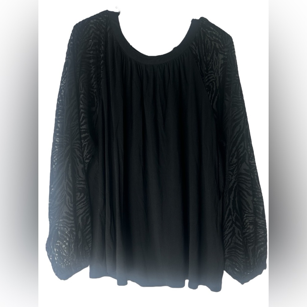 Zac & Rachel Black Embellished Blouse